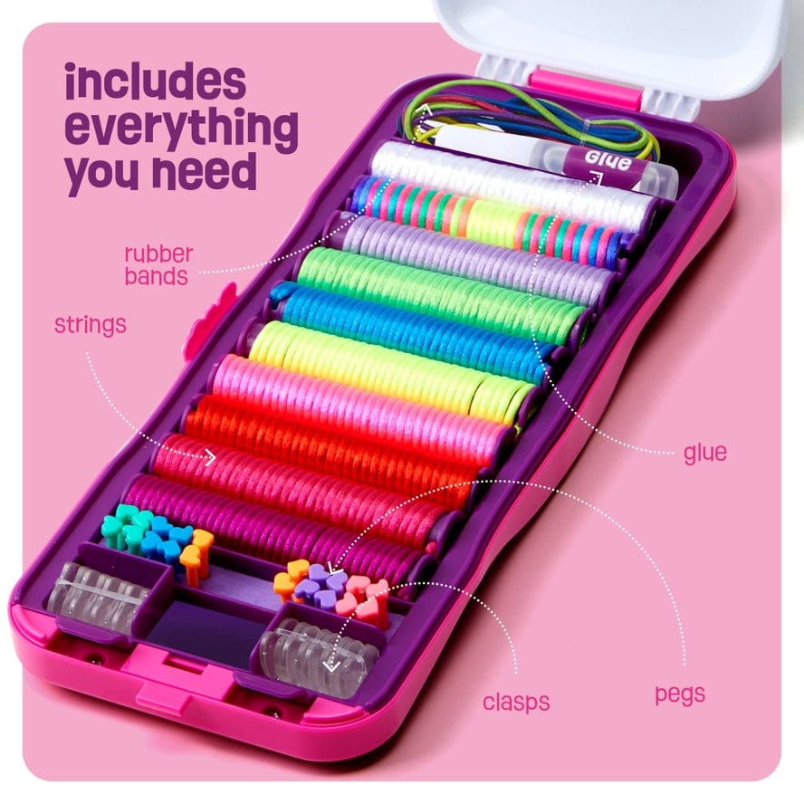 Dan&Darci Dan&Darci Pretty Me Friendship Bracelet Making Kit String Bracelets - Little Miss Muffin Children & Home