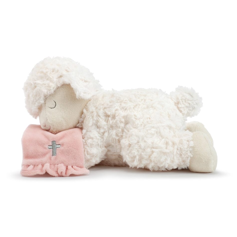 Pink Goodnight Prayer Mechanical Lamb