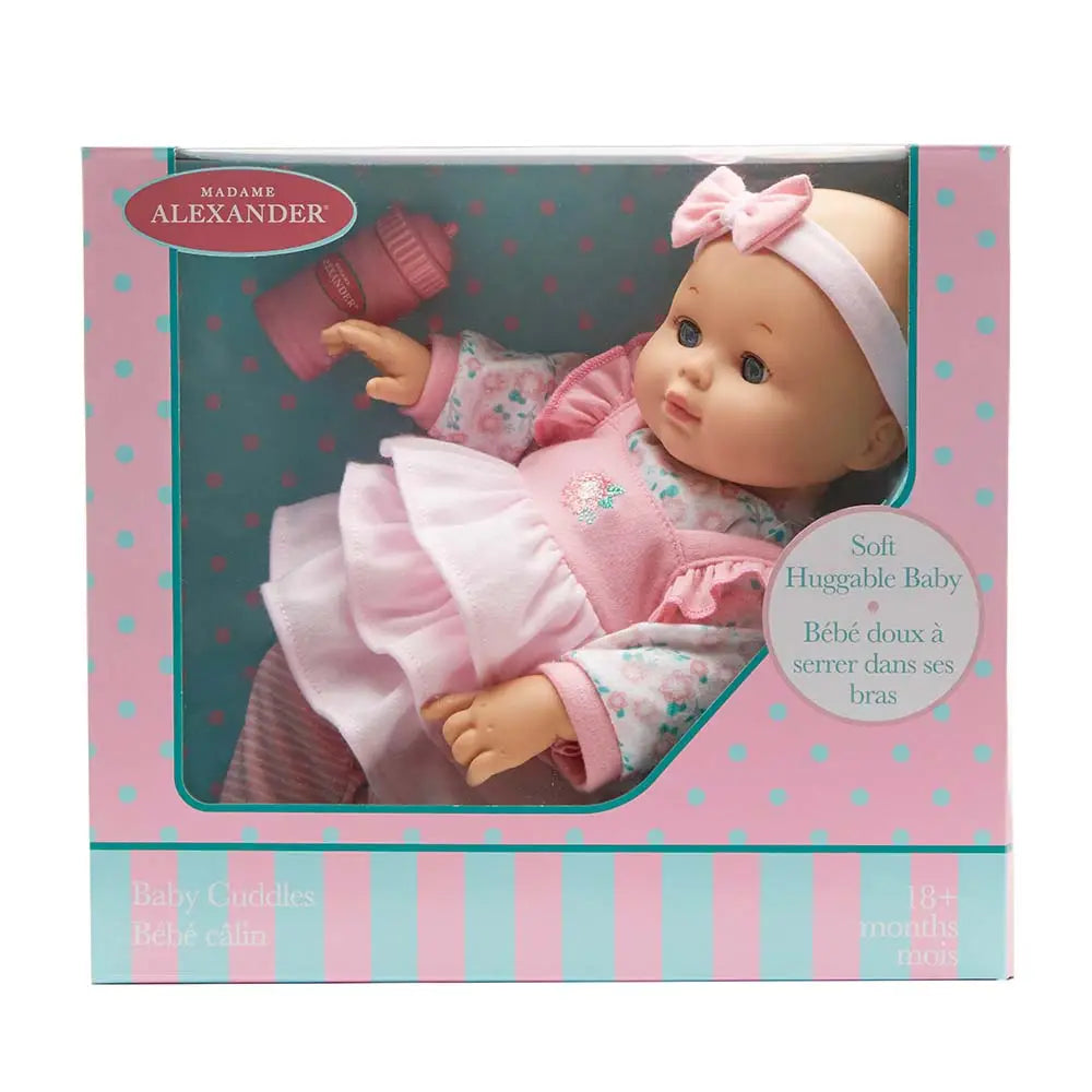 14" Baby Cuddles Pink Floral Light Skin Tone