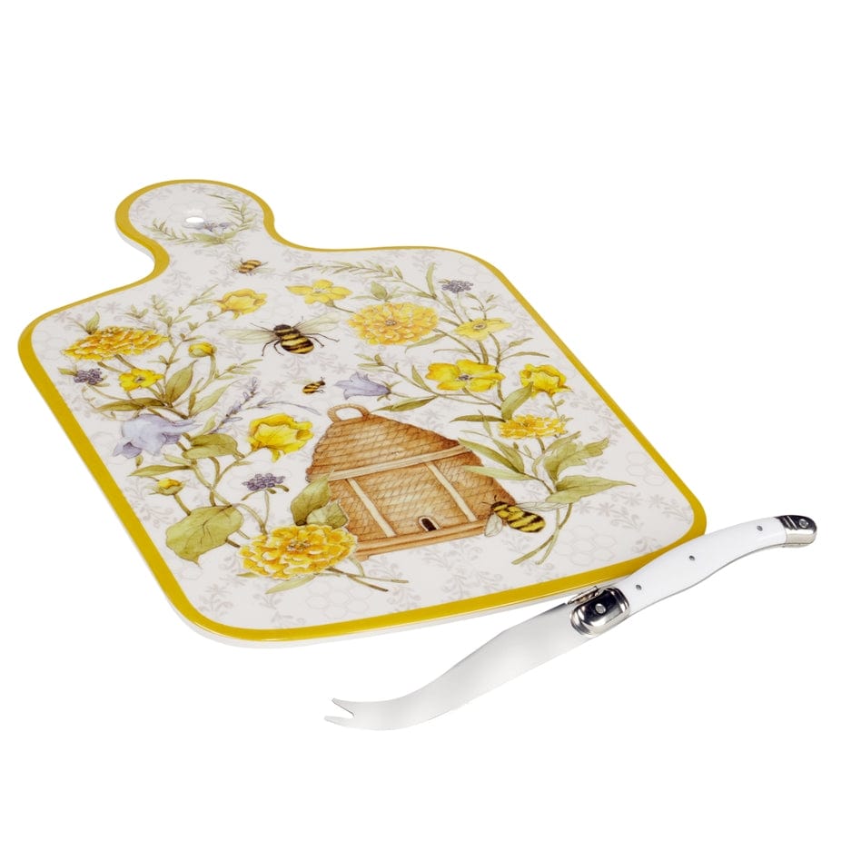 Certified International Certified International Bee Sweet Melamine Cheese Board with Knife - Little Miss Muffin Children & Home