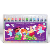 glitter gel crayons for kids fairy garden