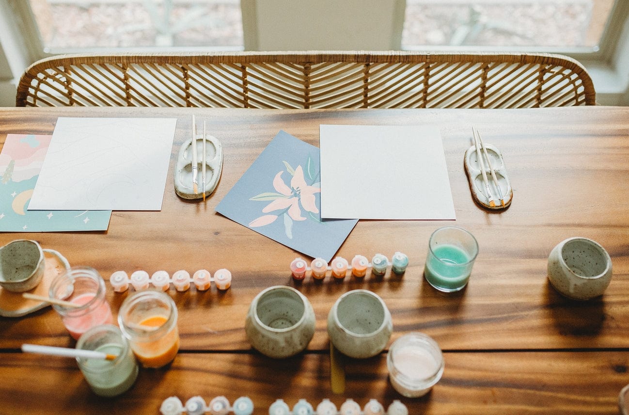 Breathe People Breathe People Zen Balance with Birds Meditative Art Paint By Number Kit - Little Miss Muffin Children & Home