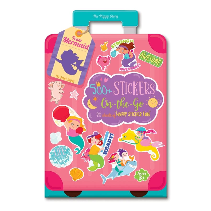 The Piggy Story The Piggy Story 500+ Stickers On-The-Go Team Mermaid - Little Miss Muffin Children & Home