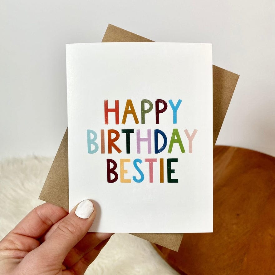 Big Moods Big Moods Bestie Birthday Card - Little Miss Muffin Children & Home