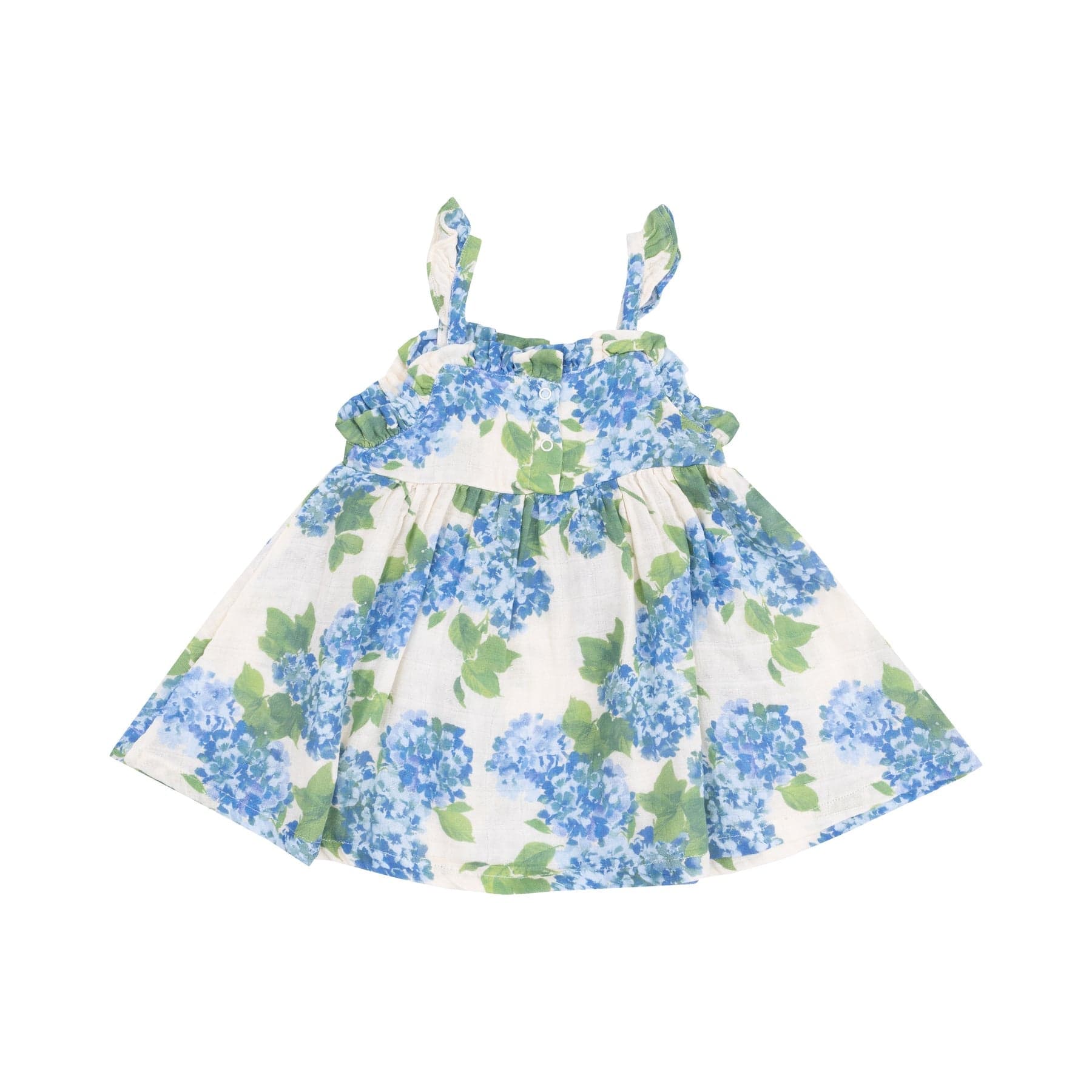 Angel Dear Angel Dear Watercolor Hydrangeas Paperbag Ruffle Sundress - Little Miss Muffin Children & Home