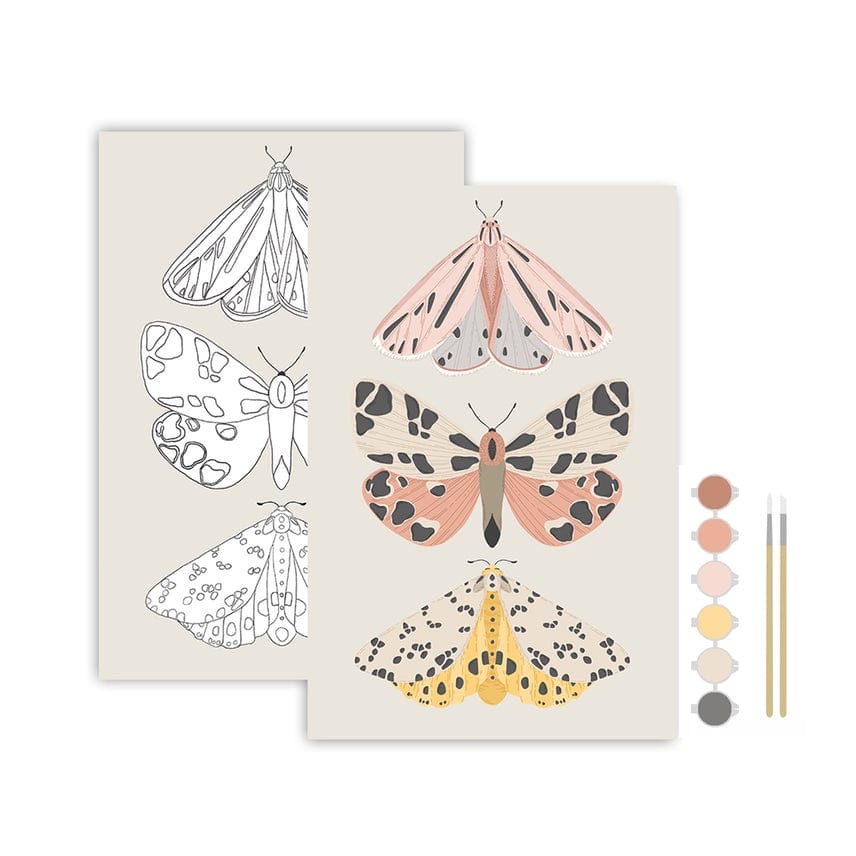 Breathe People Breathe People Vintage Butterflies Meditative Art Paint By Number Kit - Little Miss Muffin Children & Home