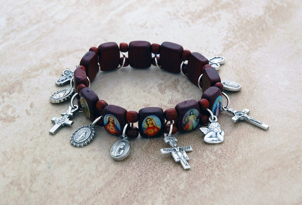 Saint Bracelet with Charms