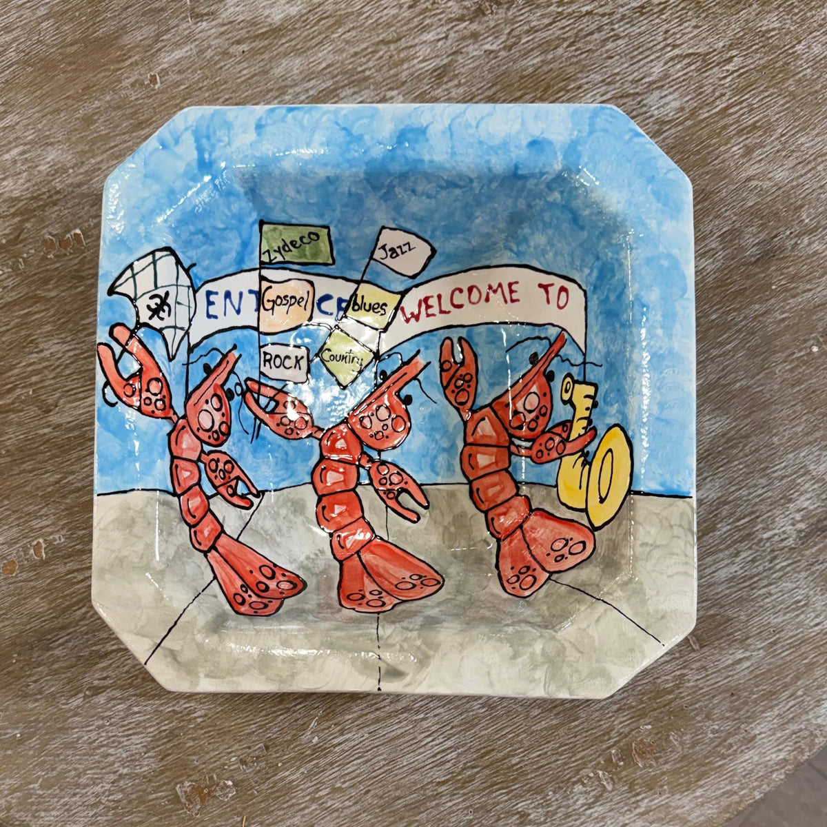 Jan Salzer Art Jazz Fest Fruit Bowl - Little Miss Muffin Children & Home