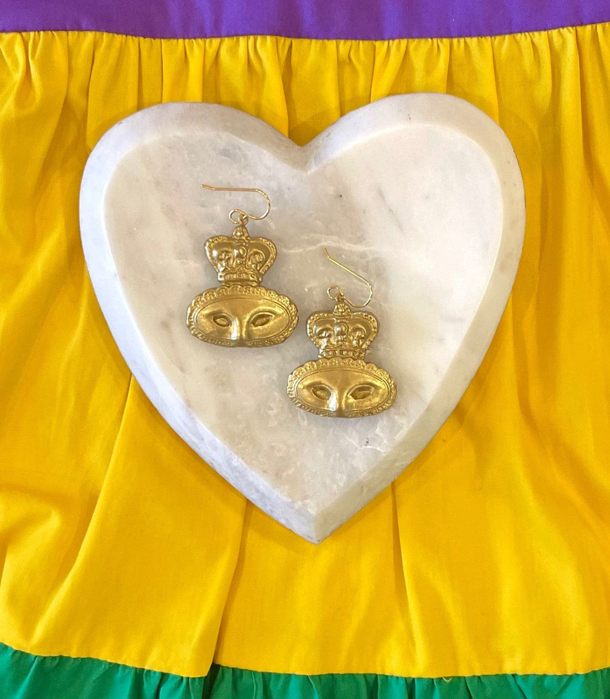 Carol Cassisa Carol Cassisa Bon Mardi Gras Earrings - Little Miss Muffin Children & Home