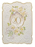 For Arts Sake For Arts Roses Celebrate 50th Anniversary Embossed Card - Little Miss Muffin Children & Home