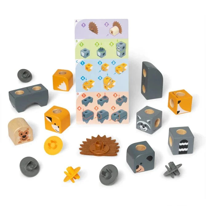 Melissa & Doug Melissa & Doug Blockables Woodland Creatures - Little Miss Muffin Children & Home