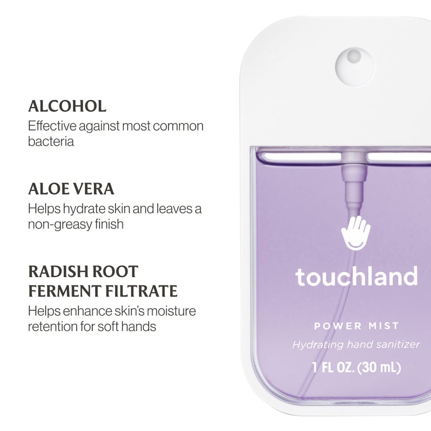 Touchland Pure Lavender Power Mist Hydrating Hand Sanitizer - Little Miss Muffin Children & Home