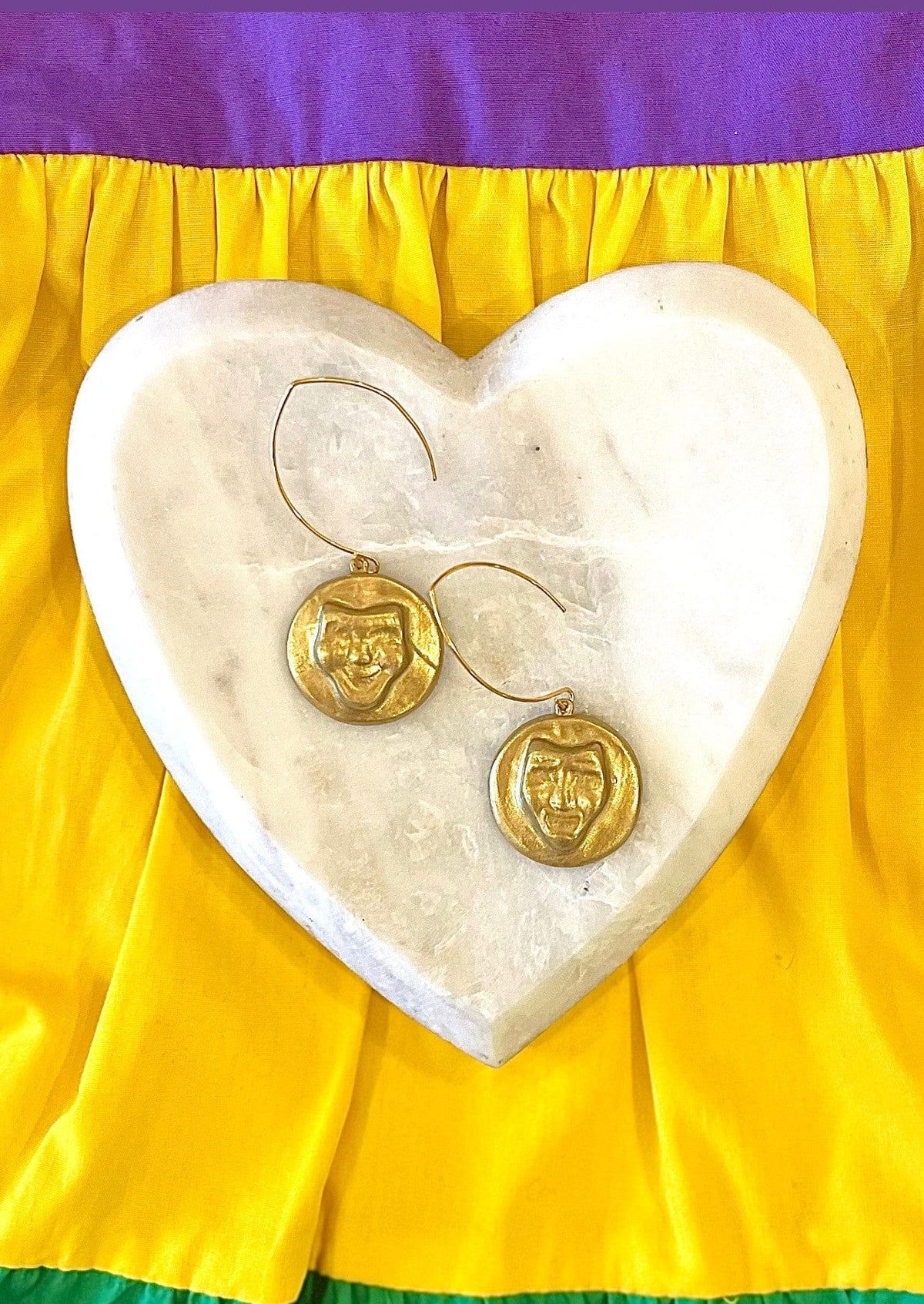 Carol Cassisa Carol Cassisa Comedie et Tragedie Earrings - Little Miss Muffin Children & Home