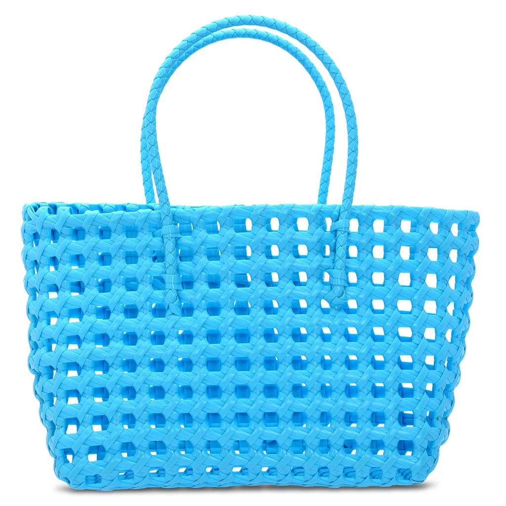 iScream iScream Small Blue Woven Tote - Little Miss Muffin Children & Home