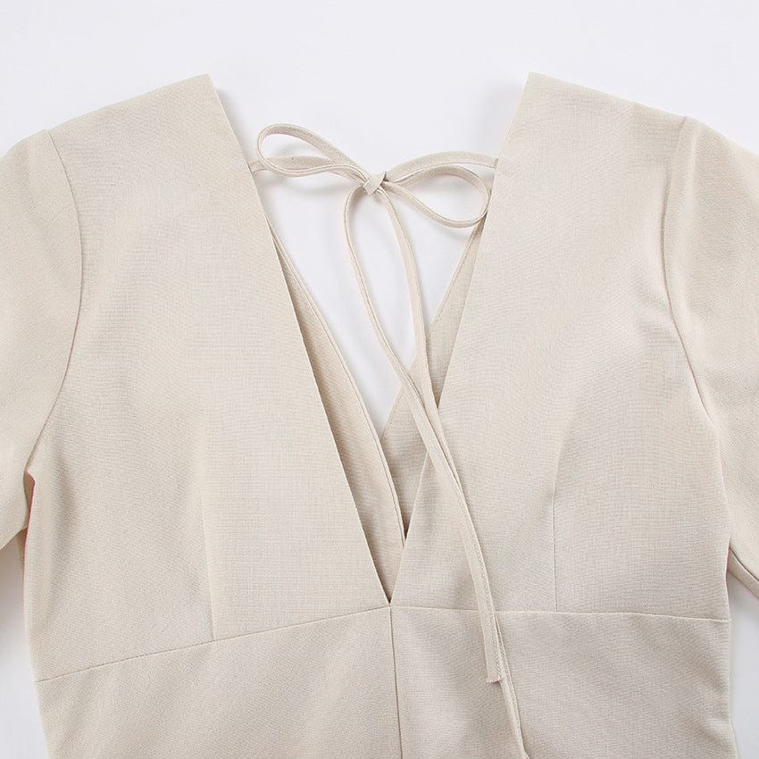 Rosa Clothing Rosa Clothing French Sleeve Open Back Button Front Dress - Little Miss Muffin Children & Home