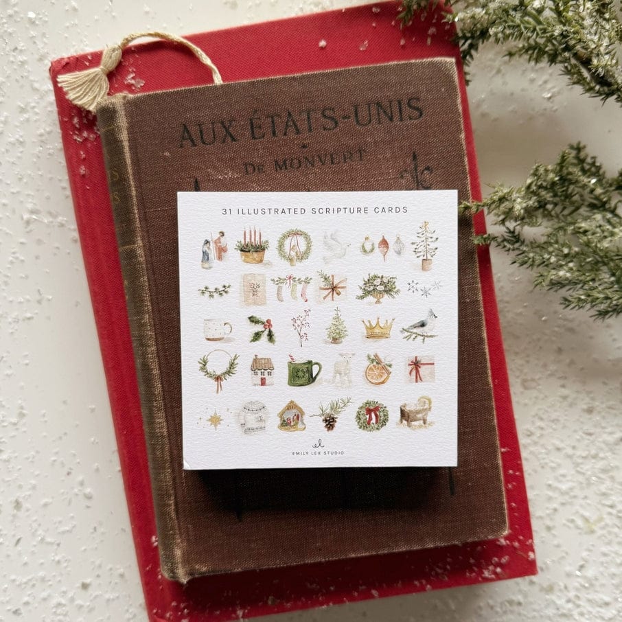 Emily Lex Studio Emily Lex Studio Truth for Today Christmas Scripture Cards, 31PK - Little Miss Muffin Children & Home