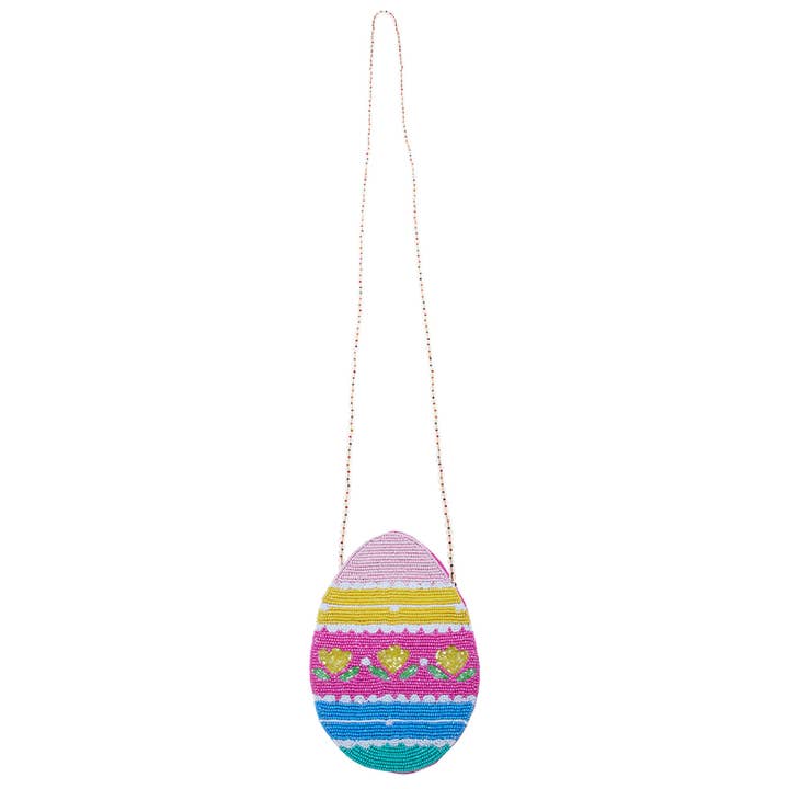 Fashion City Fashion City Easter Egg Seed-Beaded Crossbody Bag - Little Miss Muffin Children & Home