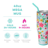 Swig Life Swig Life Island Bloom Mega Mug (40oz) - Little Miss Muffin Children & Home