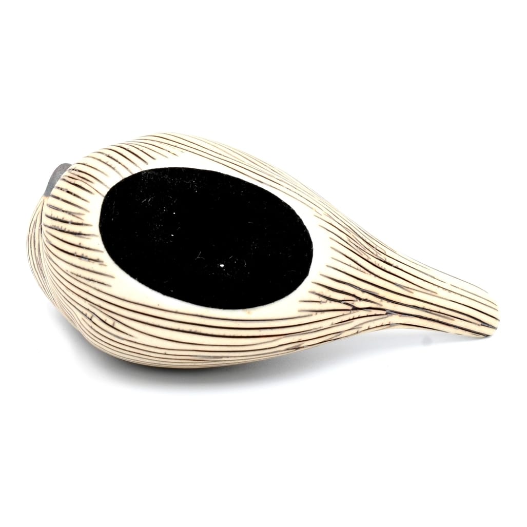 Mini Bird-Brown Porcelain Ceramic Sculpture Ornament