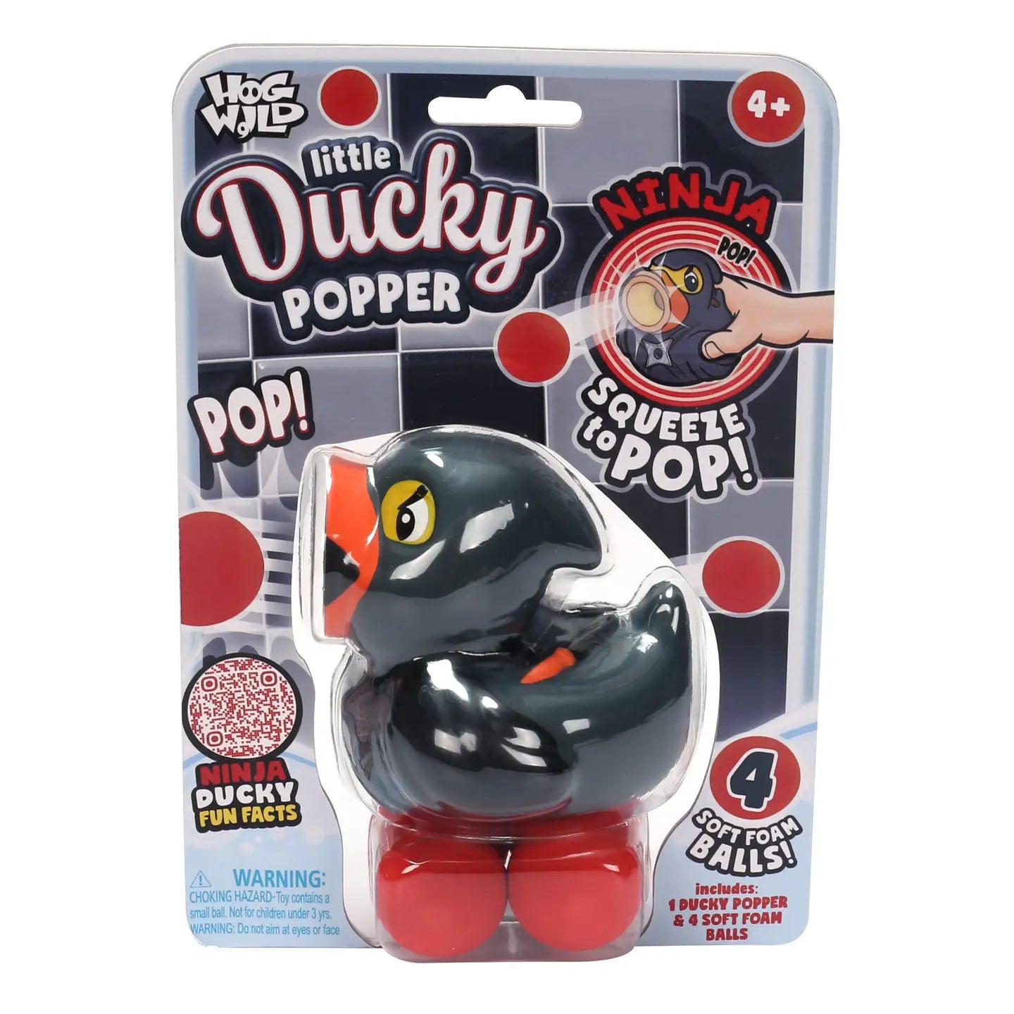 Little Ducky Ninja Popper Foam Ball Blaster