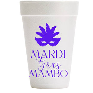 Southern Ink Southern Ink Mardi Gras Mambo Styrofoam Cups - Little Miss Muffin Children & Home