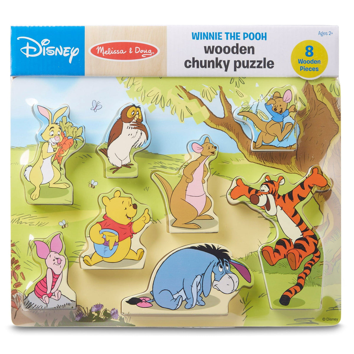 Melissa & Doug Melissa & Doug Winnie the Pooh Wooden Chunky Puzzle - Little Miss Muffin Children & Home