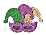 Beyond Creations Mardi Gras Glitter Jester Hat On Pinch Clip