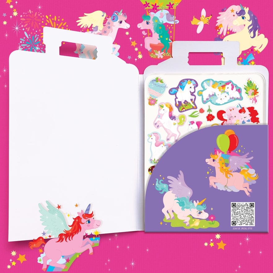 The Piggy Story The Piggy Story 500+ Stickers On-The-Go Unicorn Squad - Little Miss Muffin Children & Home