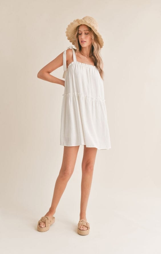 Sadie & Sage Sadie & Sage Sugarloaf Tiered Dress with Tie Straps - Little Miss Muffin Children & Home