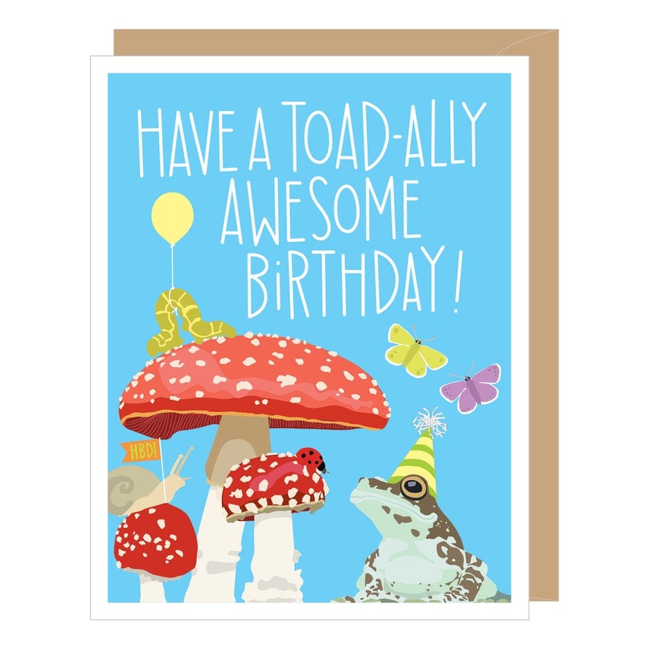 Apartment 2 Cards Apartment 2 Cards Toad and Toadstools Birthday Card - Little Miss Muffin Children & Home