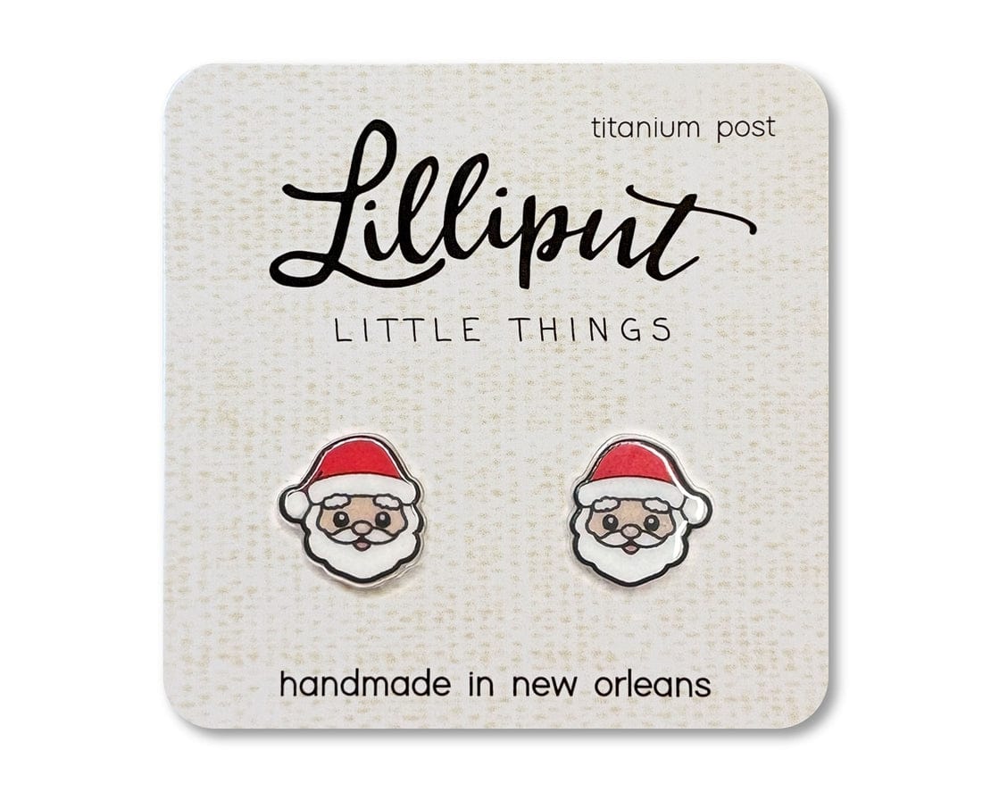 Lilliput Little Things Lilliput Little Things NEW Santa Claus Earrings - Little Miss Muffin Children & Home