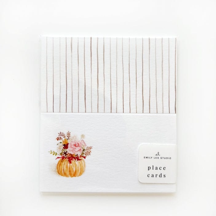 Emily Lex Studio Emily Lex Studio Pumpkin Bouquet Place Cards - Little Miss Muffin Children & Home