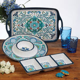 Certified International Talavera Melamine Chip & Dip 14.5"