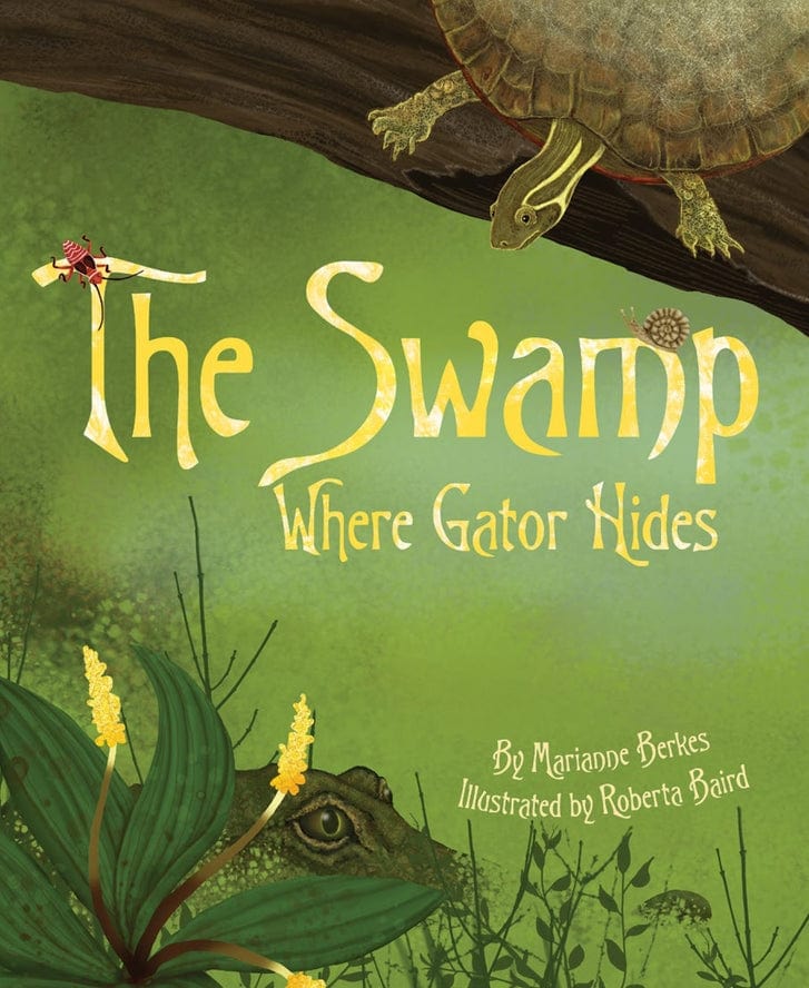 Sourcebooks Swamp Where Gator Hides, Hardcover Picture Book - Little Miss Muffin Children & Home