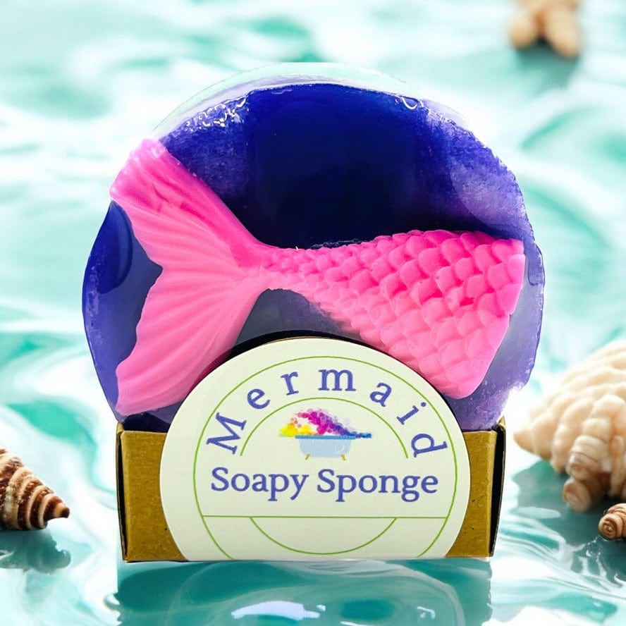 Ideal Soaps Soapy Sponge Mermaid - Little Miss Muffin Children & Home