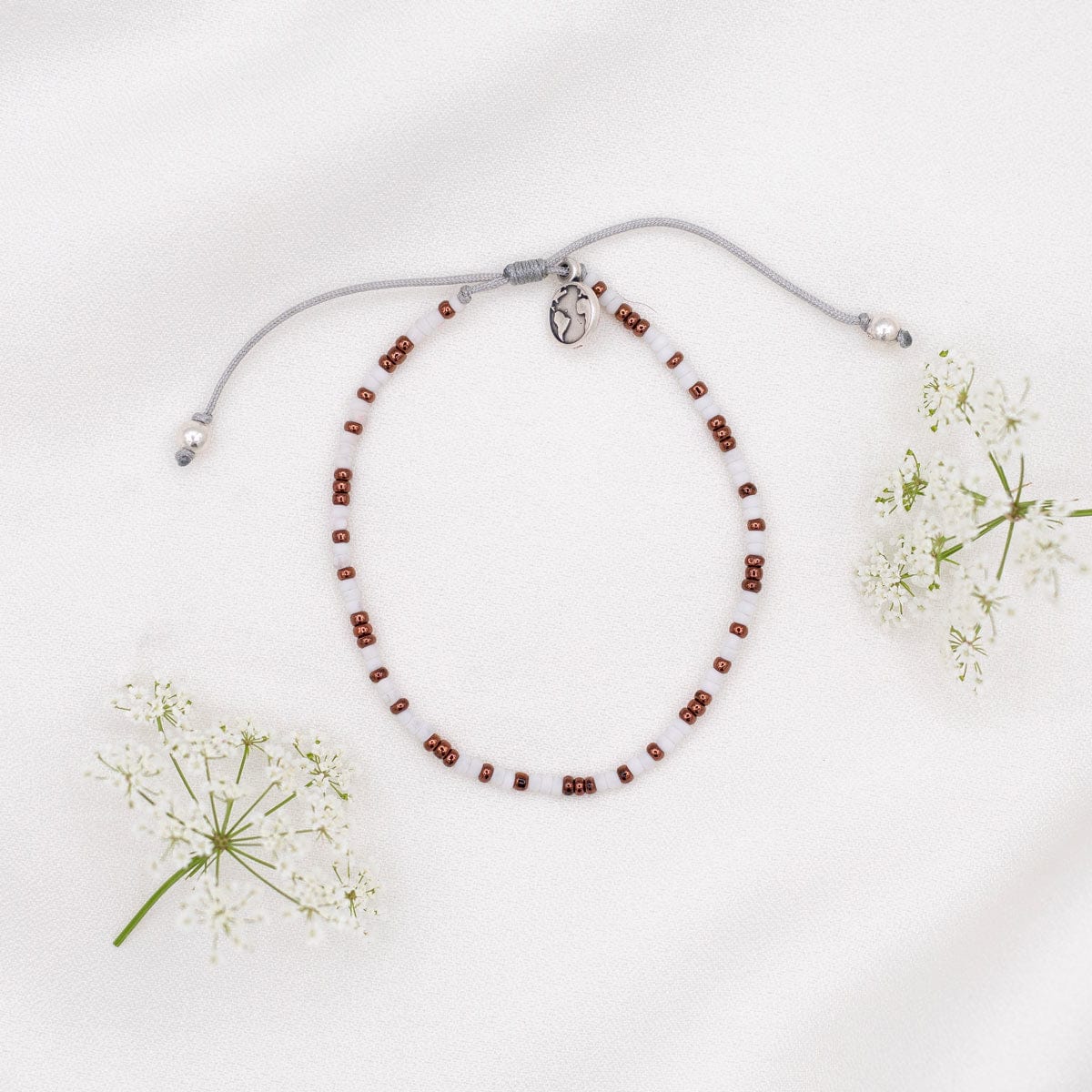 My Saint My Hero My Saint My Hero Love Morse Code, Copper & White - Little Miss Muffin Children & Home