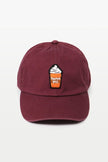 David and Young Fall Pumpkin Spice Patch Baseball Cap in Plum - Little Miss Muffin Children & Home
