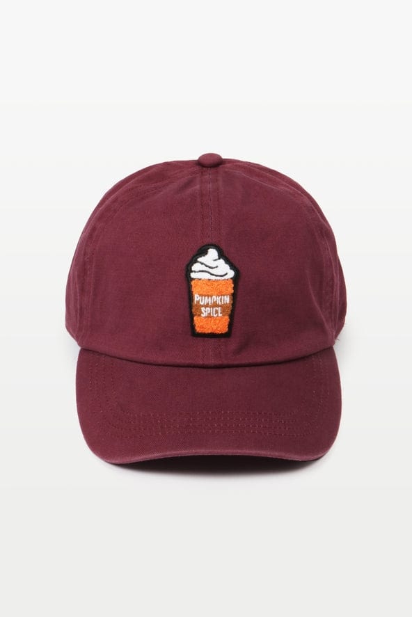 David and Young Fall Pumpkin Spice Patch Baseball Cap in Plum - Little Miss Muffin Children & Home