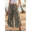 Tulip Cut Washed Camo Relaxed Fit Jeans