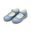 L'Amour Shoes L'Amour Lucille Scalloped Flat in French Blue - Little Miss Muffin Children & Home