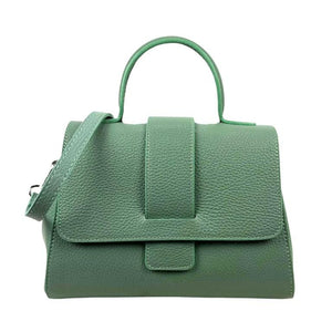 Chenson & Gorett Chenson & Gorett Italian Leather Top Handle Briefcase Bag in Mint Green - Little Miss Muffin Children & Home