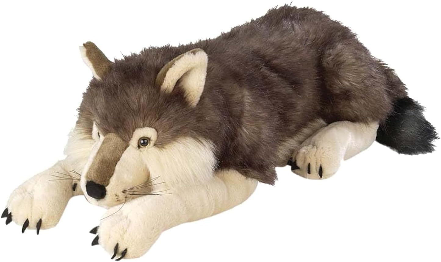 Wild Republic Cuddlekins Jumbo Wolf - Little Miss Muffin Children & Home