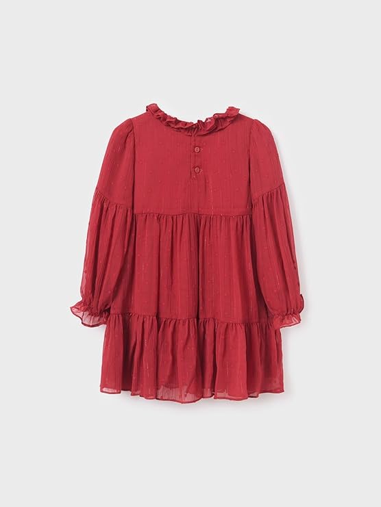 Abel & Lula Abel & Lula Plumeti Chiffon Dress - Little Miss Muffin Children & Home