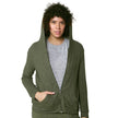 green zip hoodie