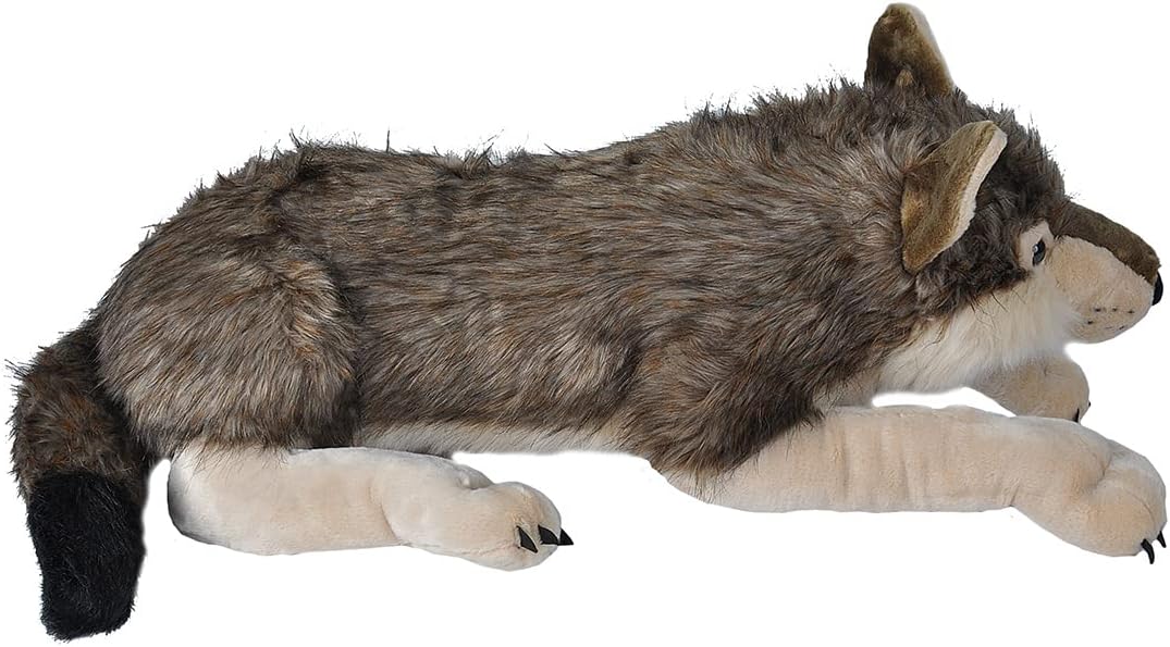 Wild Republic Cuddlekins Jumbo Wolf - Little Miss Muffin Children & Home