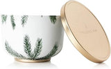 Thymes Frasier Fir Universal Tin Poured Candle, Gold Lid