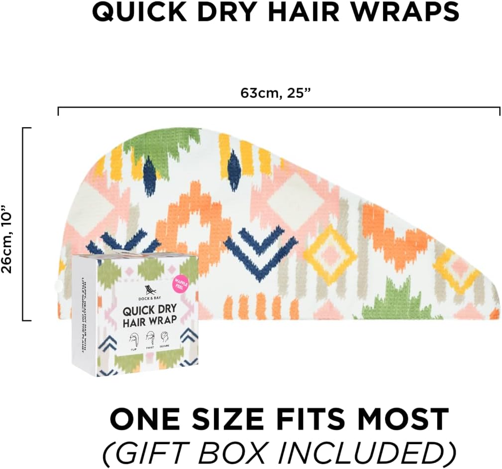 Dock & Bay Dock & Bay Hair Wrap - Quick Dry Hair Towel - Dream Catcher - Little Miss Muffin Children & Home