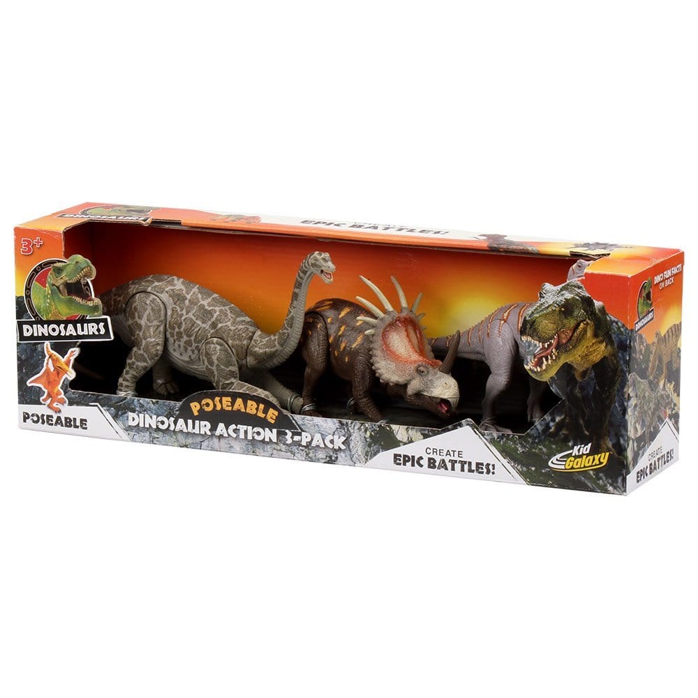 Kid Galaxy Inc Kid Galaxy Posable Dinosaur Action Figures - Little Miss Muffin Children & Home