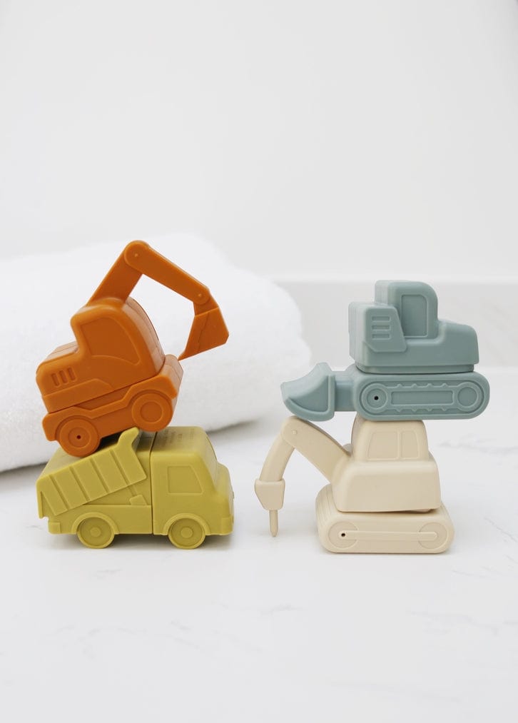 Marlowe & Co Marlowe & Co Construction Silicone Bath Toy Set - Little Miss Muffin Children & Home