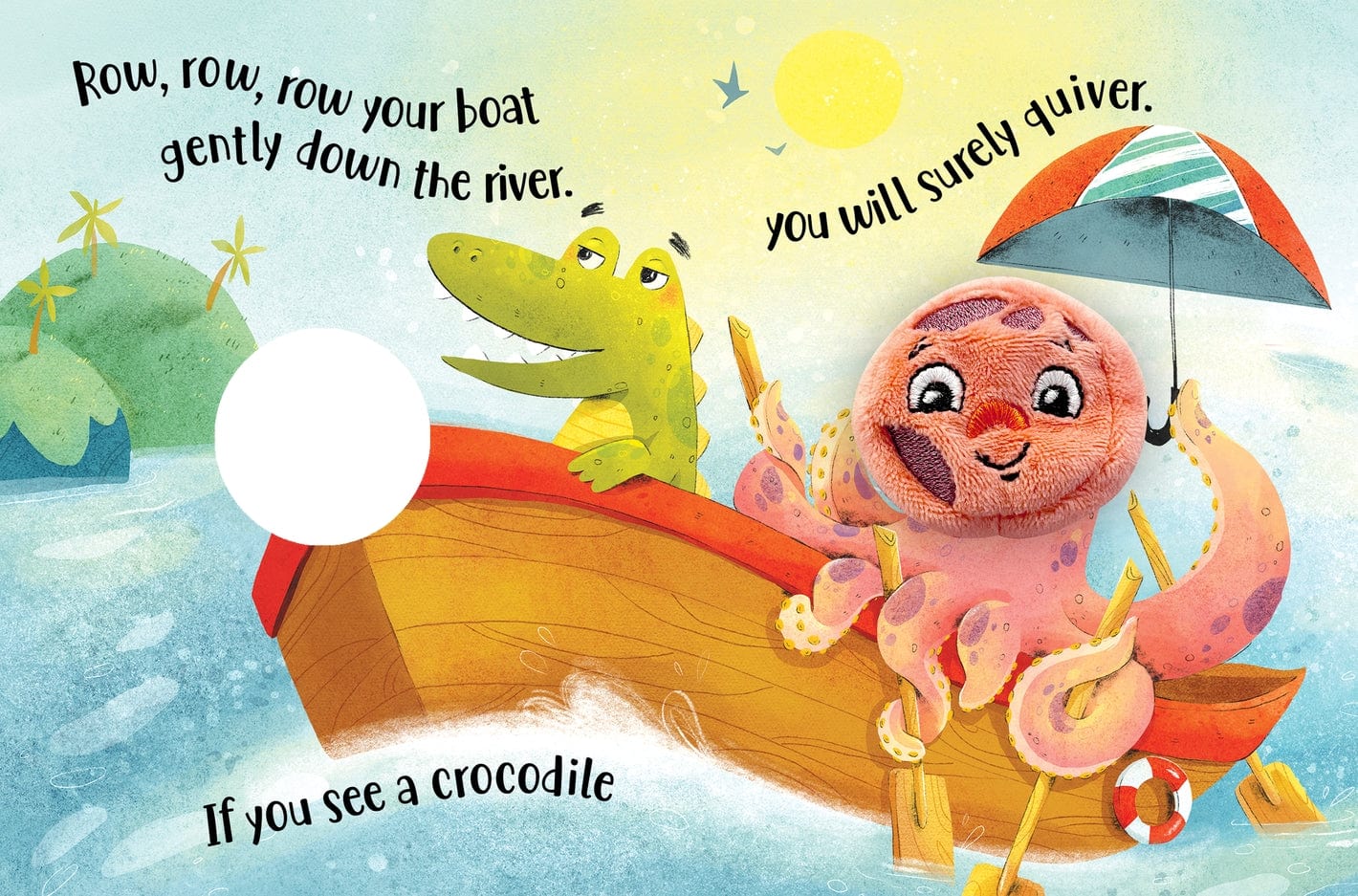 Little Hippo Books Row, Row, Row Your Boat - Finger Puppet Book - Little Miss Muffin Children & Home